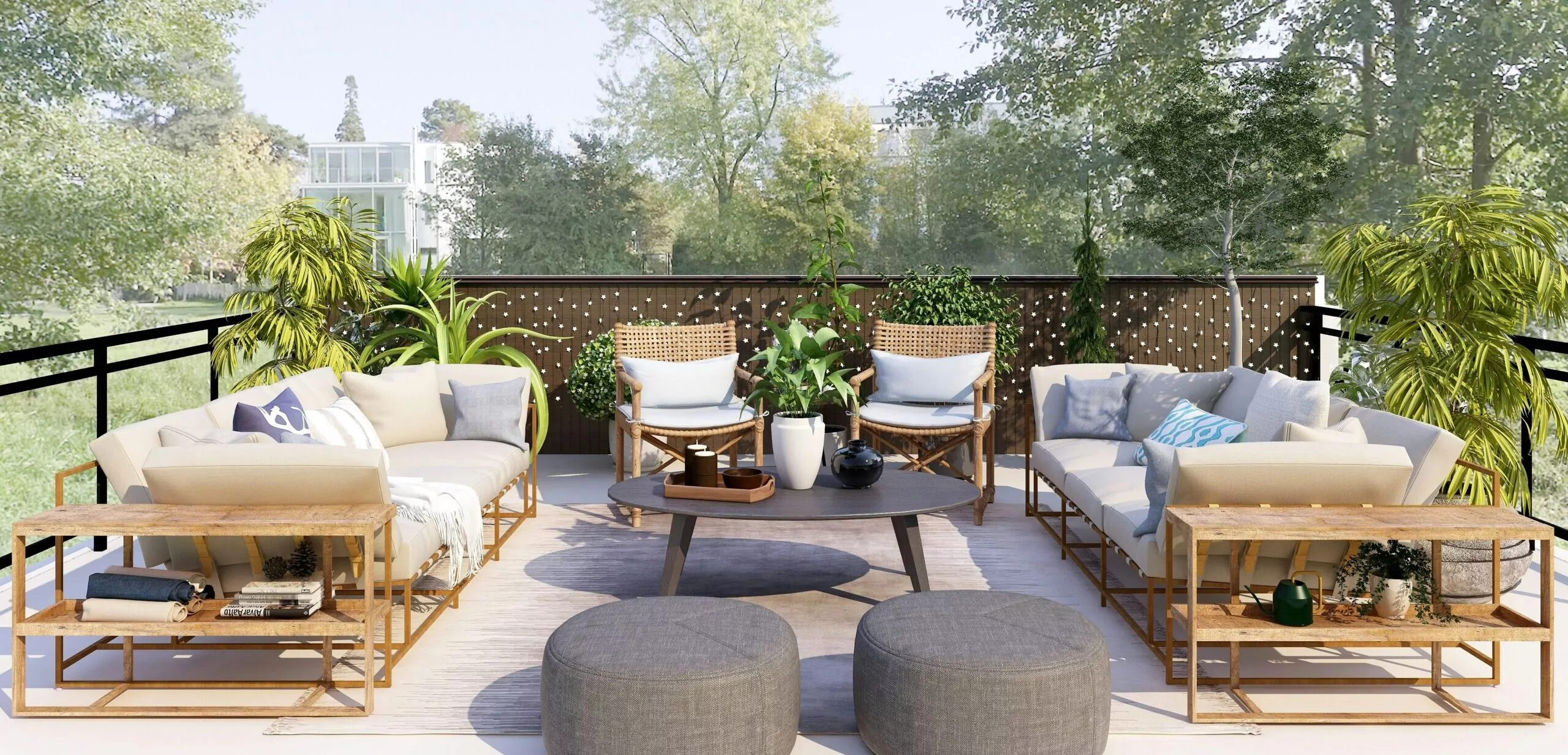 Jak urządzić balkon lub taras w nowym mieszkaniu?